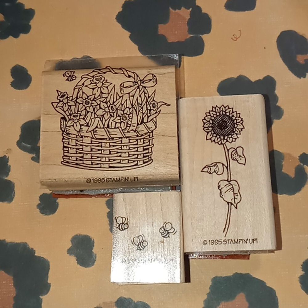Flowers n bees stamp set